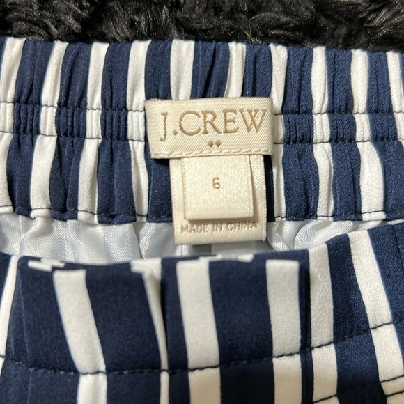 J. CREW FACTORY Striped Pleated Midi Skirt - Picture 3 of 8